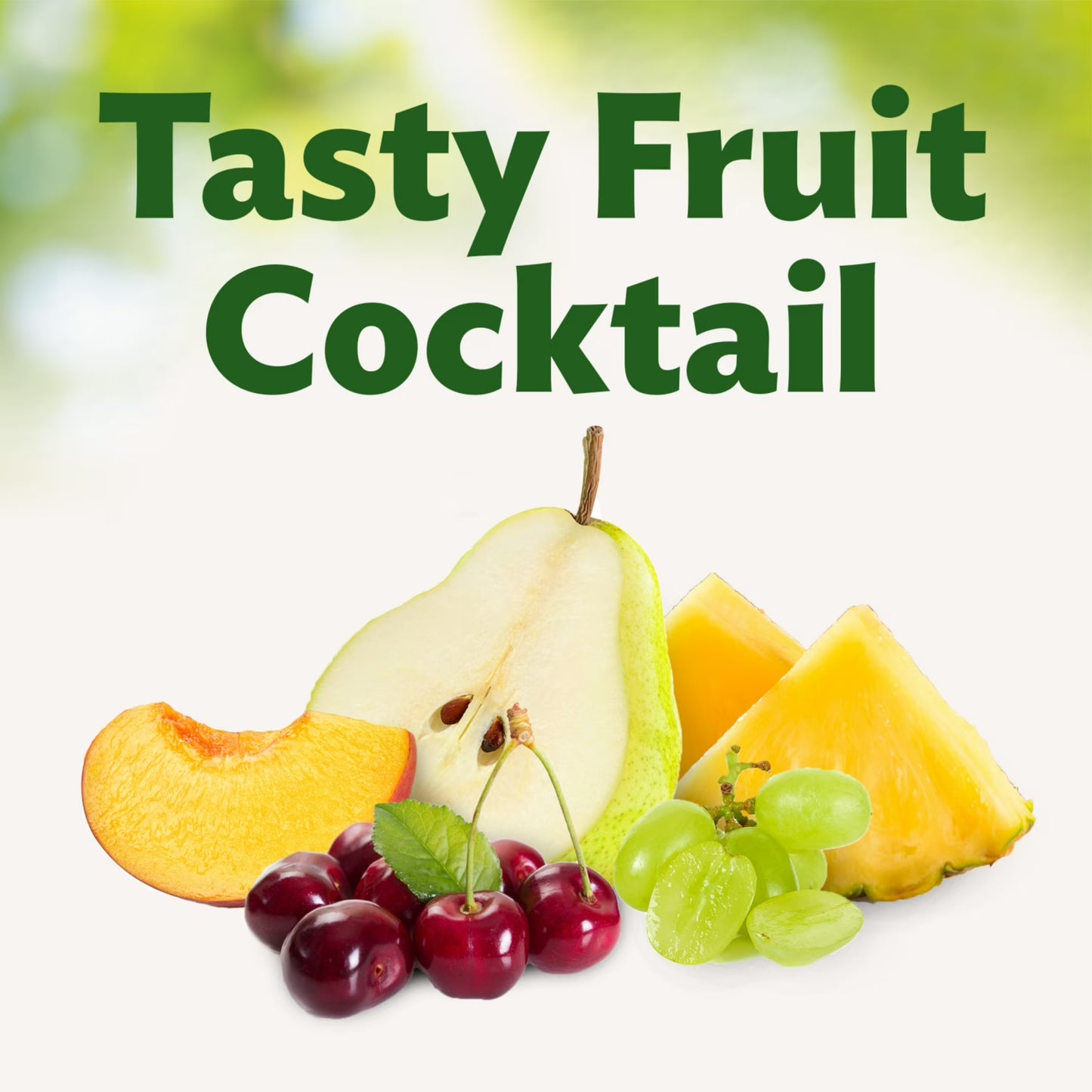 (12 pack) Del Monte No Sugar Added Mixed Fruit Cocktail, Canned Fruit, 14.5 oz Aluminum Can