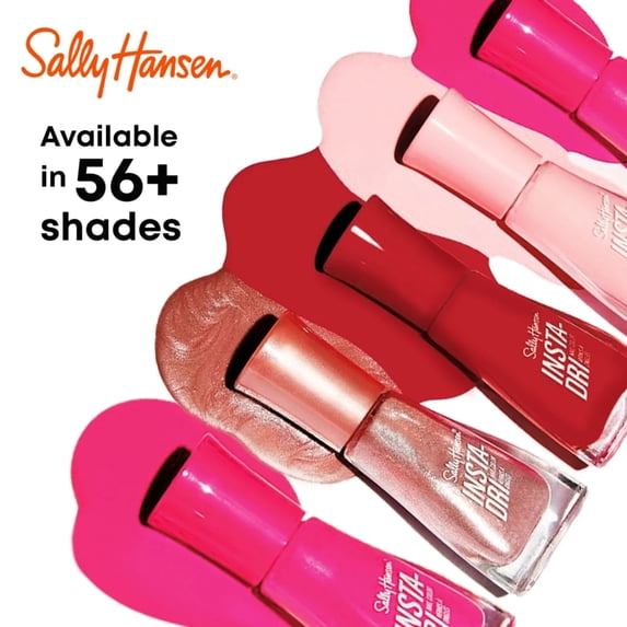 Sally Hansen Insta-Dri Nail Color Polish, Asap Apple, 0.31 fl oz, Quick Dry