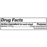Equate Sore Throat and Cough Relief Menthol Cough Drops, Honey Lemon Flavor, 30 Count, Compare to HALLS Honey Lemon Active Ingredient