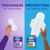 Always Thin No Feel Protection Daily Liners Regular Absorbency Unscented, 20 Count