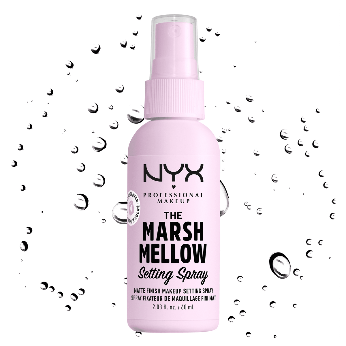 NYX Professional Makeup Setting Spray, Marshmellow Scented, Long-Lasting, Vegan Formula, 2.03 fl oz