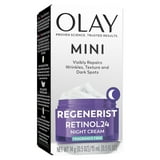 Olay Skin Care Regenerist Retinol 24 + Peptide Facial Moisturizer, Fragrance-Free, Trial Size 0.5 oz