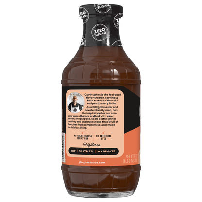 (6 pack) G Hughes Zero Sugar Original BBQ Sauce, 18 oz