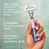Venus Summer Surf Extra Smooth Sensitive Blade Refills, 4 Count