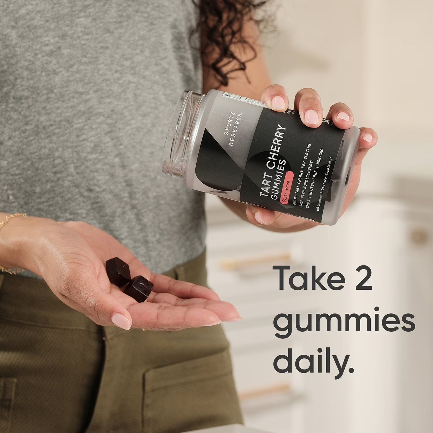 Sports Research Tart Cherry Gummies, 90 ct.