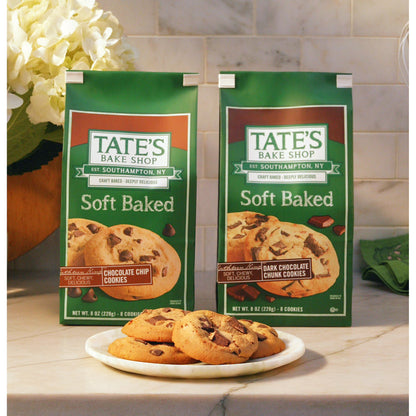 Tate's Bake Shop Soft Baked Cookies, Chocolate Chip, 8 oz