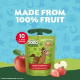 GoGo squeeZ Toy Story 5 No Sugar Added Apple Strawberry Applesauce & Fruit Puree Pouches, 3.2 oz (10 Pack)