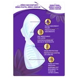 Always Radiant with FlexFoam Pads, Size 5, Extra Heavy Overnight, with Wings, Unscented, 34 Count