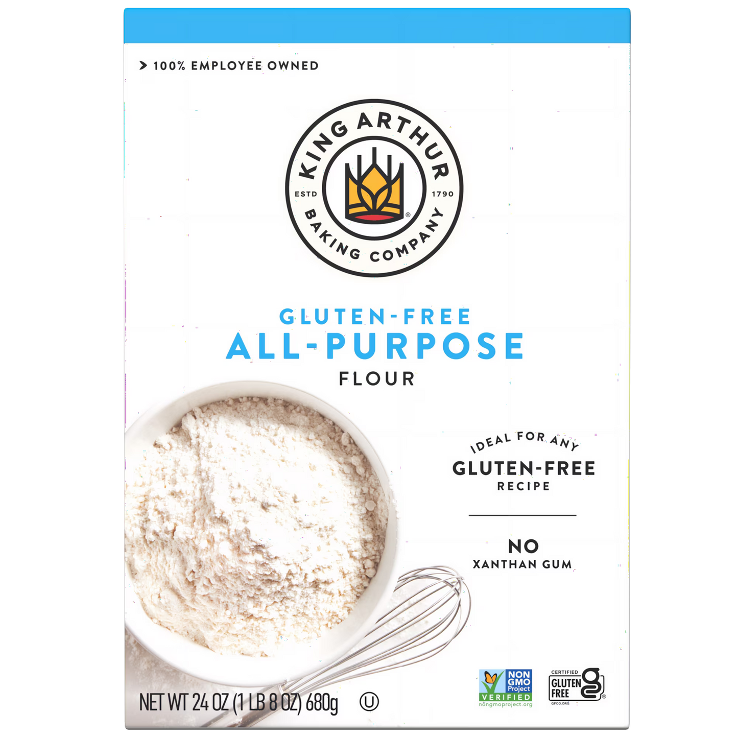King Arthur Baking Company Non-GMO Project Verified, Certified Gluten-Free All-Purpose Flour, 24 oz Box