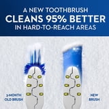 Oral-B Toothbrush, Vibrating Pulsar Battery Toothbrush, Medium, 1 Count, Adults and Children 3+