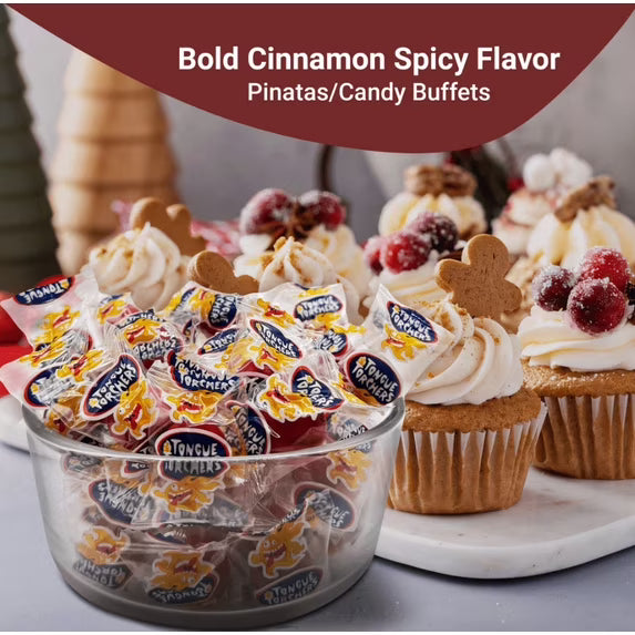 Spicy Cinnamon Jawbreakers – 2 Pounds, Tongue Torchers Fireballs, Individually Wrapped – Hot Atomic Fireballs Hard Candy, Fireball Treats Bulk, Cinnamon Fire Balls Jaw Breakers
