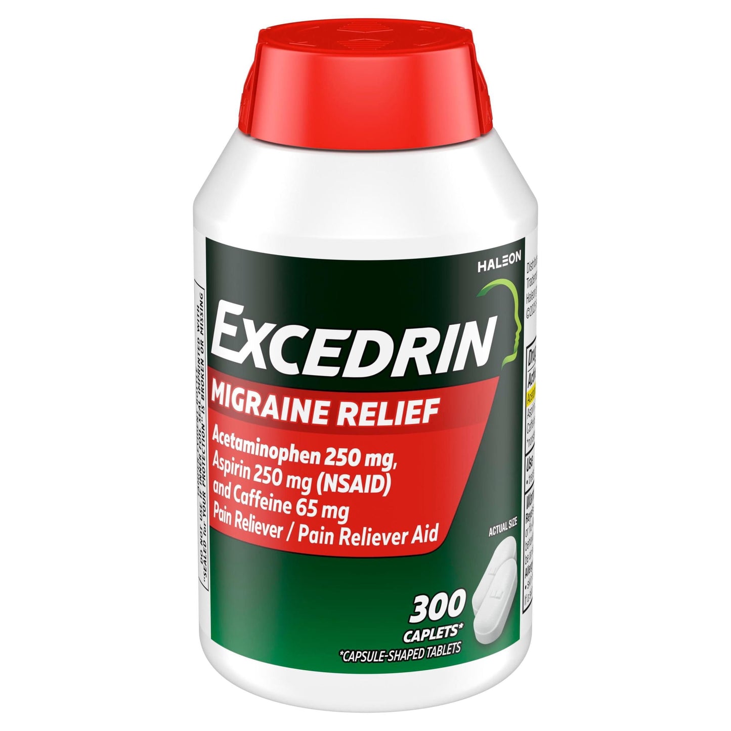 Excedrin Migraine Pain Relief Caplets, 300 ct.