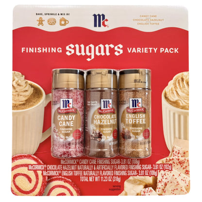 McCormick Holiday Sugar 3 Pack, 11.12 oz