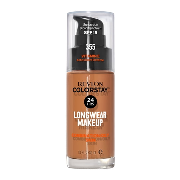 Revlon ColorStay Makeup for Combination/Oily Skin, 355 Almond, 1 fl oz