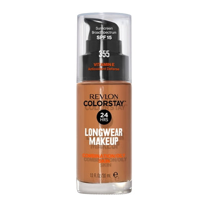 Revlon ColorStay Makeup for Combination/Oily Skin, 355 Almond, 1 fl oz
