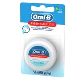 (2 pack) Oral-B Floss, Essential Floss Mint Waxed Dental Floss, Cavity Defense, 50 m