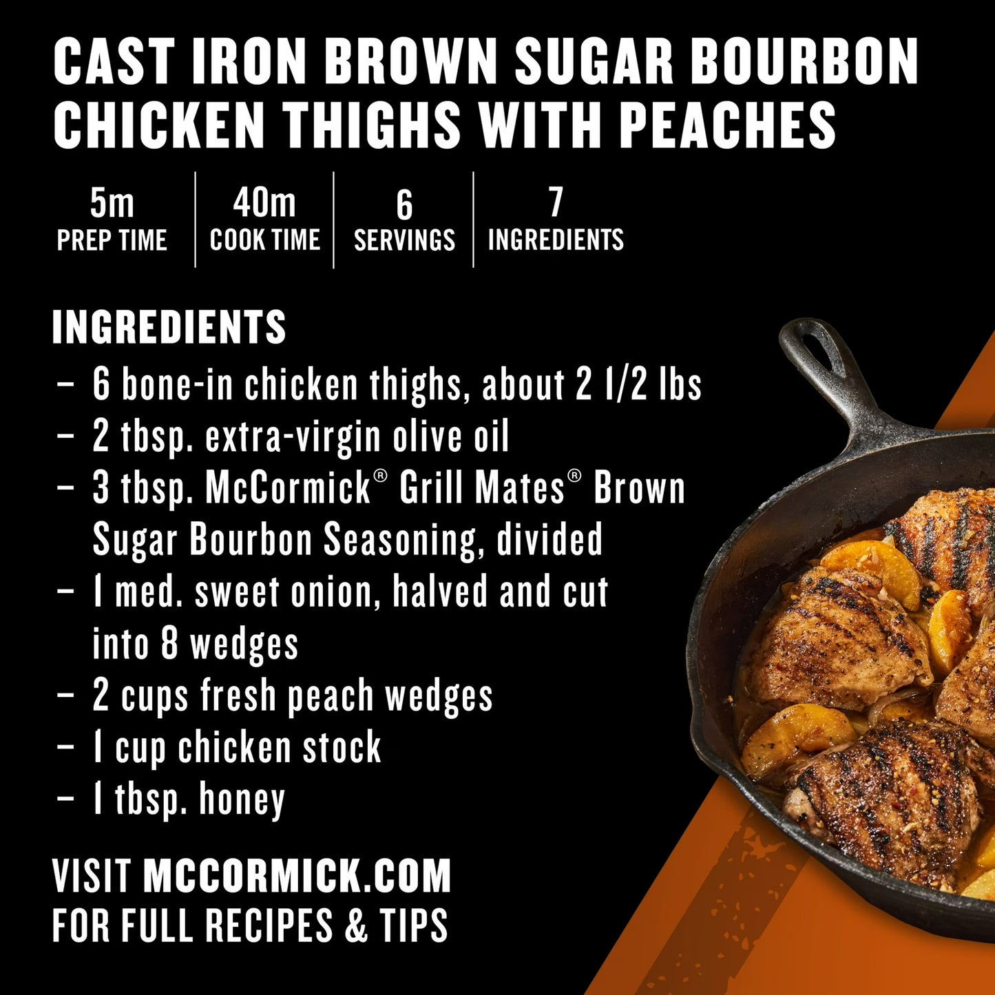McCormick GRILL MATES Gluten Free Brown Sugar Bourbon Seasoning, 3.0 oz Bottle