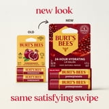 Burt's Bees Natural Origin Moisturizing Lip Balm Value Pack, Pomegranate, 2 Tubes