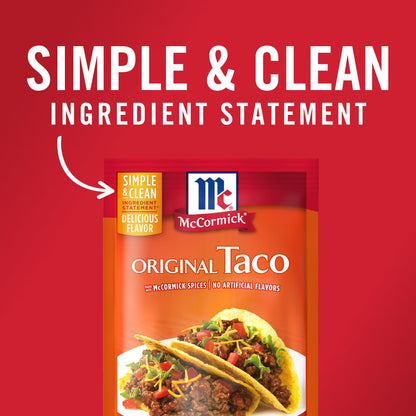 McCormick Original Taco Seasoning Mix, 1.0 oz Packet