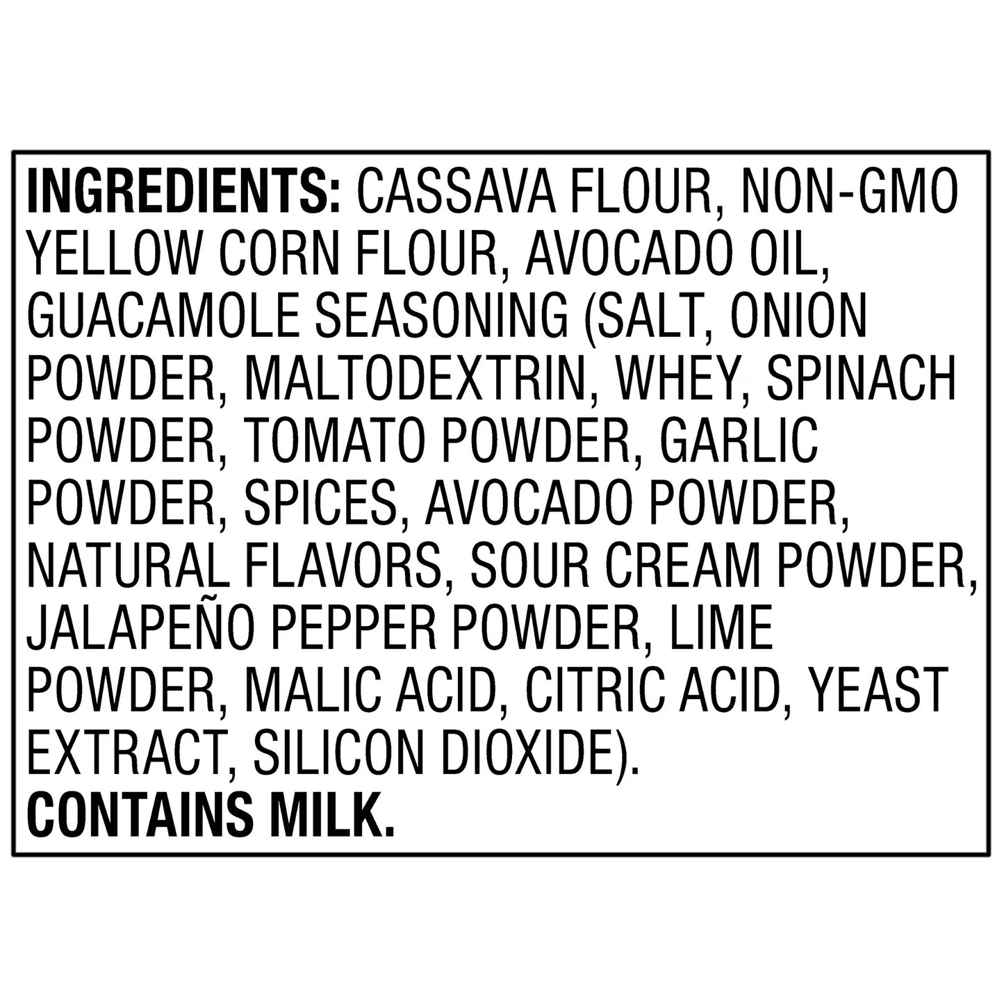 bettergoods Finely Ground Cassava Flour Guacamole Flavored Tortilla Chips, 10 oz