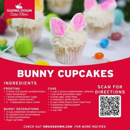 (8 pack) Swans Down Enriched, Bleached Cake Flour, 32 oz