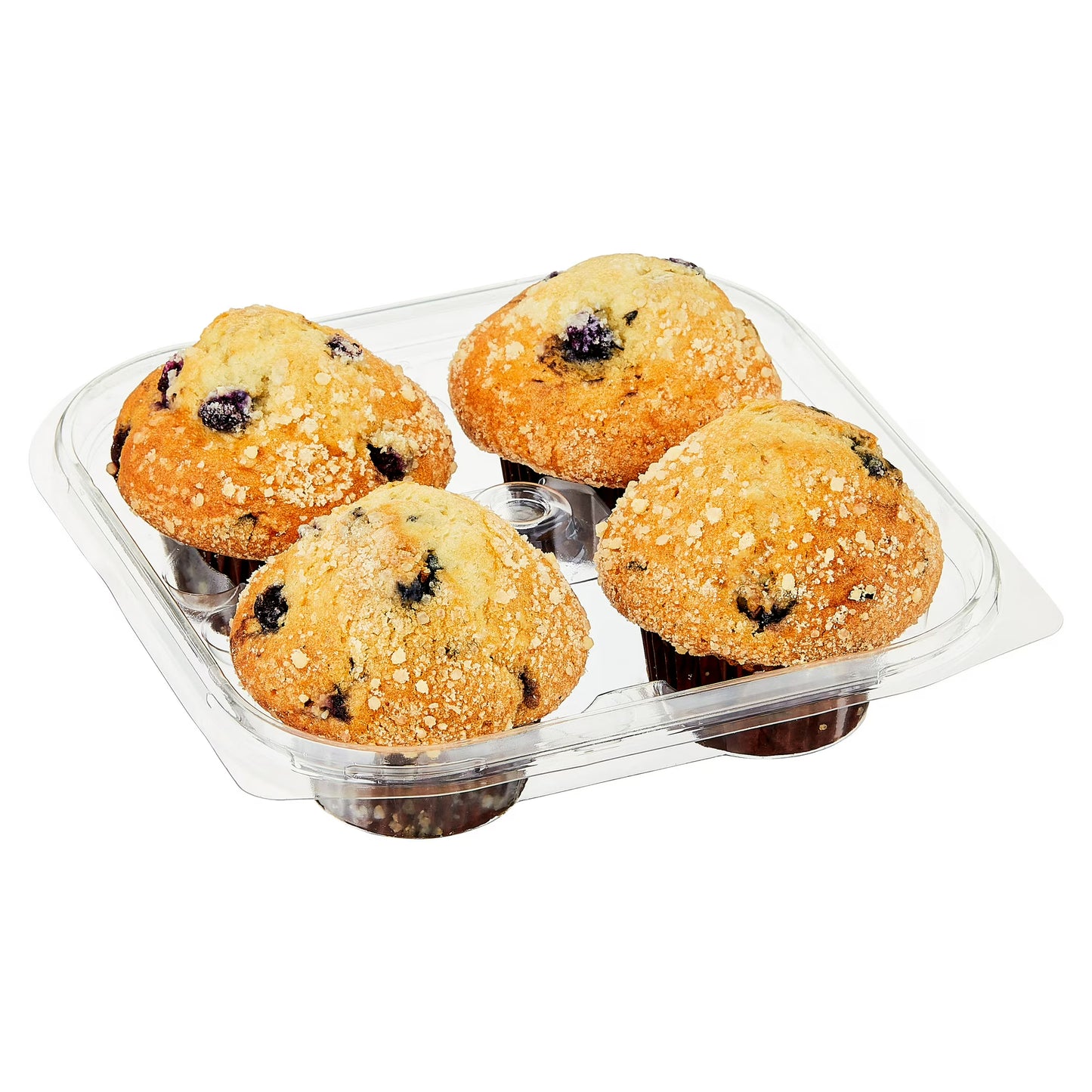 Marketside Baked Blueberry Muffins, 14 oz, 4 Count, Kosher Dairy