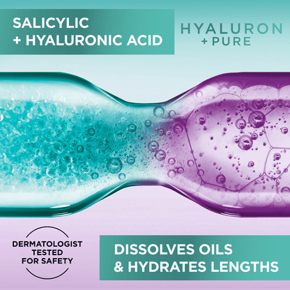 L'Oreal Paris Elvive Hyaluron Pure Scalp Care Oil Erasing Serum, Oily Hair, 3.45 fl oz