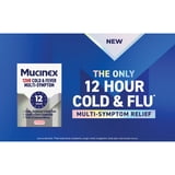 Mucinex 12 Hour Cold and Flu Medicine for Adults, 50 Tablets