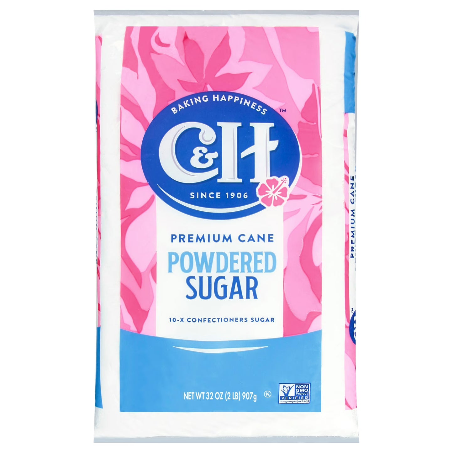 (6 pack) C&H Premium Cane Powdered Sugar, 2 lb