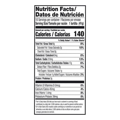 Guerrero Sonora Style Flour Tortillas, Soft Taco Size, 10 Count