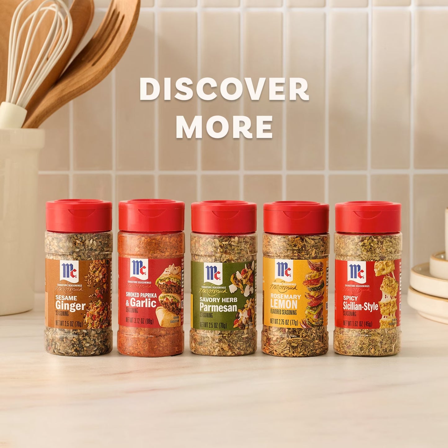 McCormick Smoked Paprika and Garlic Seasoning, 3.12 oz Bottle