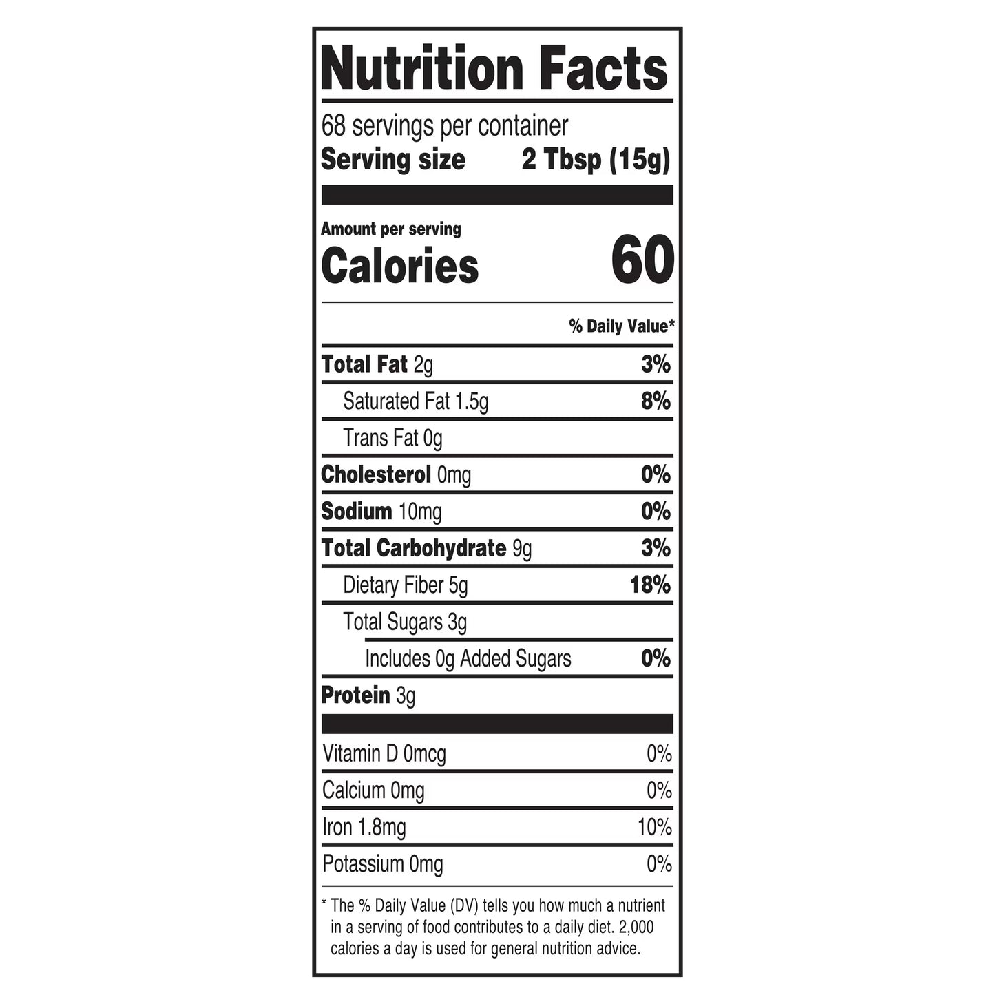 Great Value Organic Coconut Flour, 36 oz