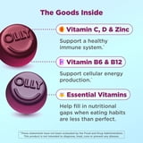 OLLY Men's Multivitamin Gummy, Blackberry, 200 ct.