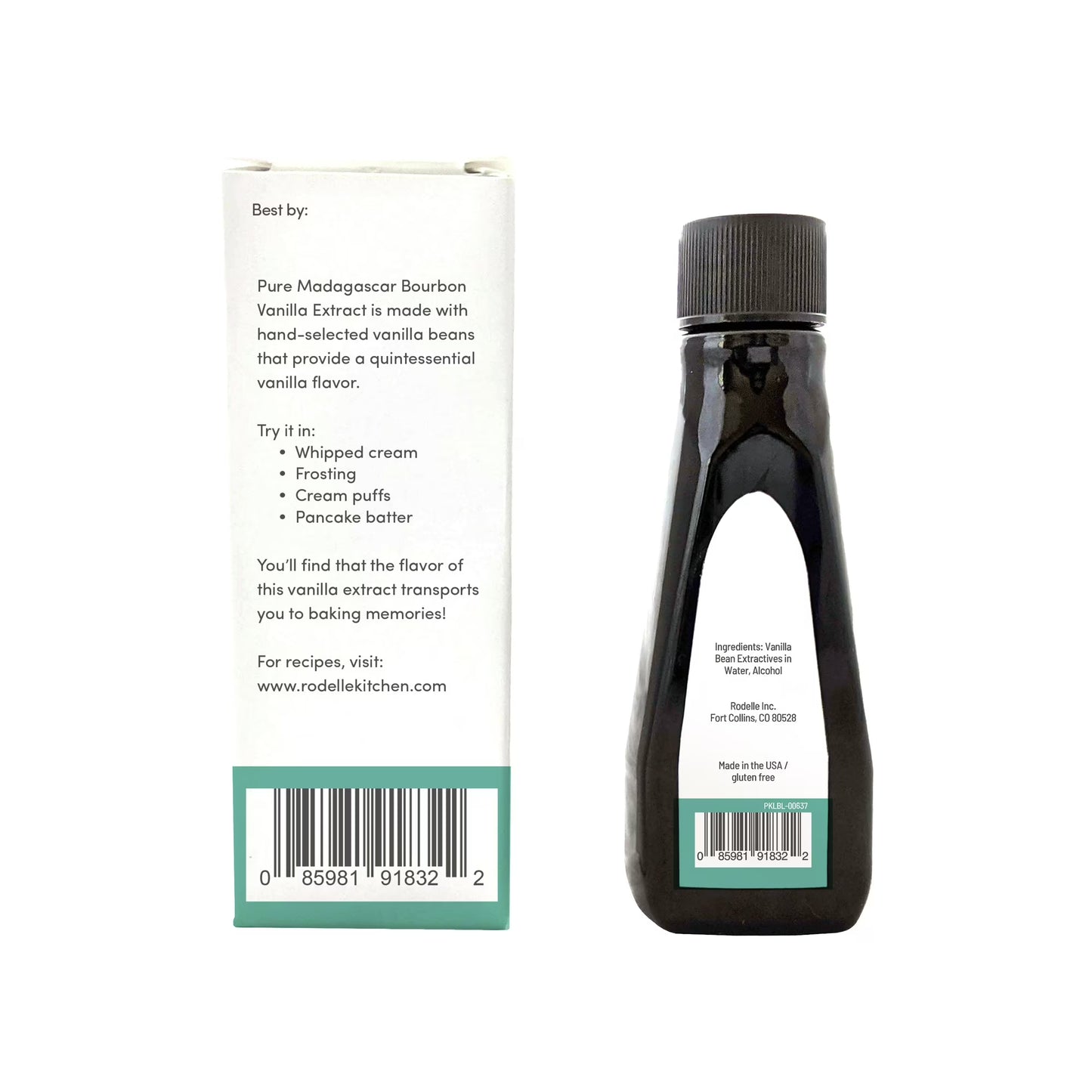 Rodelle Madagascar Pure Vanilla Ext. 2oz
