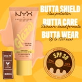 NYX Professional Makeup Buttermelt Glaze Tinted Moisturizer, SPF 30, Whipped Butta, All Skin Types, 1.01 fl oz