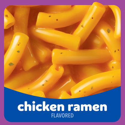 Kraft Mac and Cheese, 1 Box, for Easy Snack or Dinner Sides, Limited Edition Chicken Ramen Flavor, No Artificial Flavors, Preservatives or Dyes, 7.25 oz