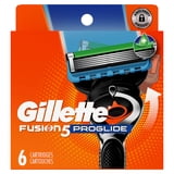 Gillette Fusion5 ProGlide Razor Blades for Men, 5-Blade Razor Refills, 6 Count