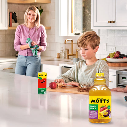 Mott's 100% Pineapple Passion Fruit Juice Blend, 64 fl oz, Bottle