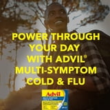 Advil Multi-Symptom Cold and Flu Medicine Fever Reducer Coated Tablets, 20 Count