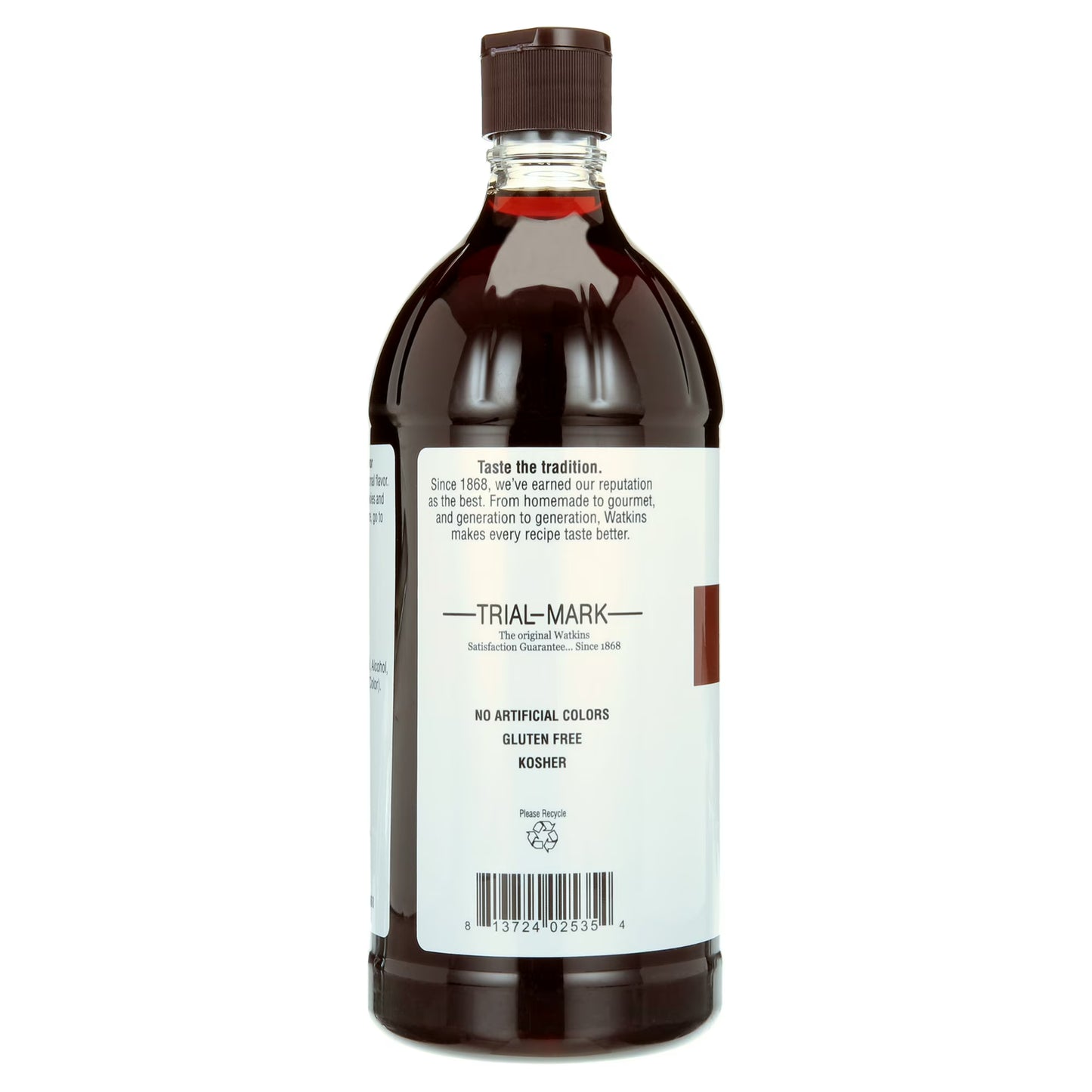 Watkins Vanilla Flavor, 32 fl oz (Baking Extract, Plastic Container)