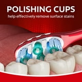 Colgate 360 Advanced Whitening Toothbrush Pack, Medium Adult Toothbrushes, 2 Pack