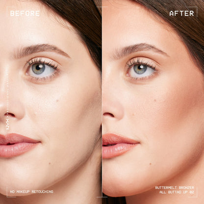 NYX Professional Makeup Buttermelt Powder Bronzer, All Butta'd up