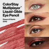 Revlon ColorStay Multiplayer Liquid-Glide Eye Pencil, Waterproof Eye Liner, 406 Queen of Hearts, 0.03 oz