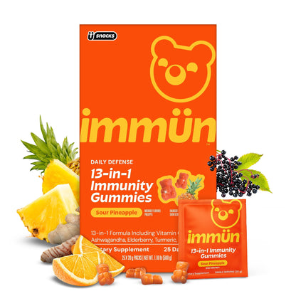 Immun by Gruns Adult Organic Vitamin C Immunity Gummies, 25 ct.