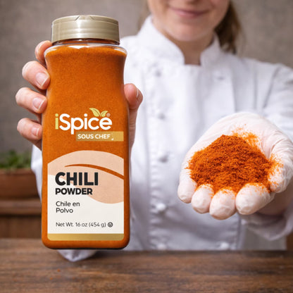 iSpice | Chili Powder | 16 oz | Gourmet Spice | Bulk Size | Kosher