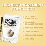 Clean Simple Eats Simply Vanilla Protein Powder + Collagen, Vanilla, 1.63 lbs.