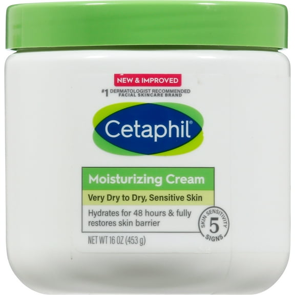 Cetaphil Moisturizing Cream Very Dry To Dry, Sensitive Skin, 16 Oz ..