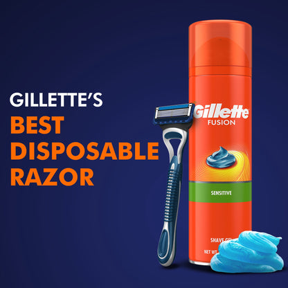 Gillette Sensor5, Men's Disposable Razors, 4 Count
