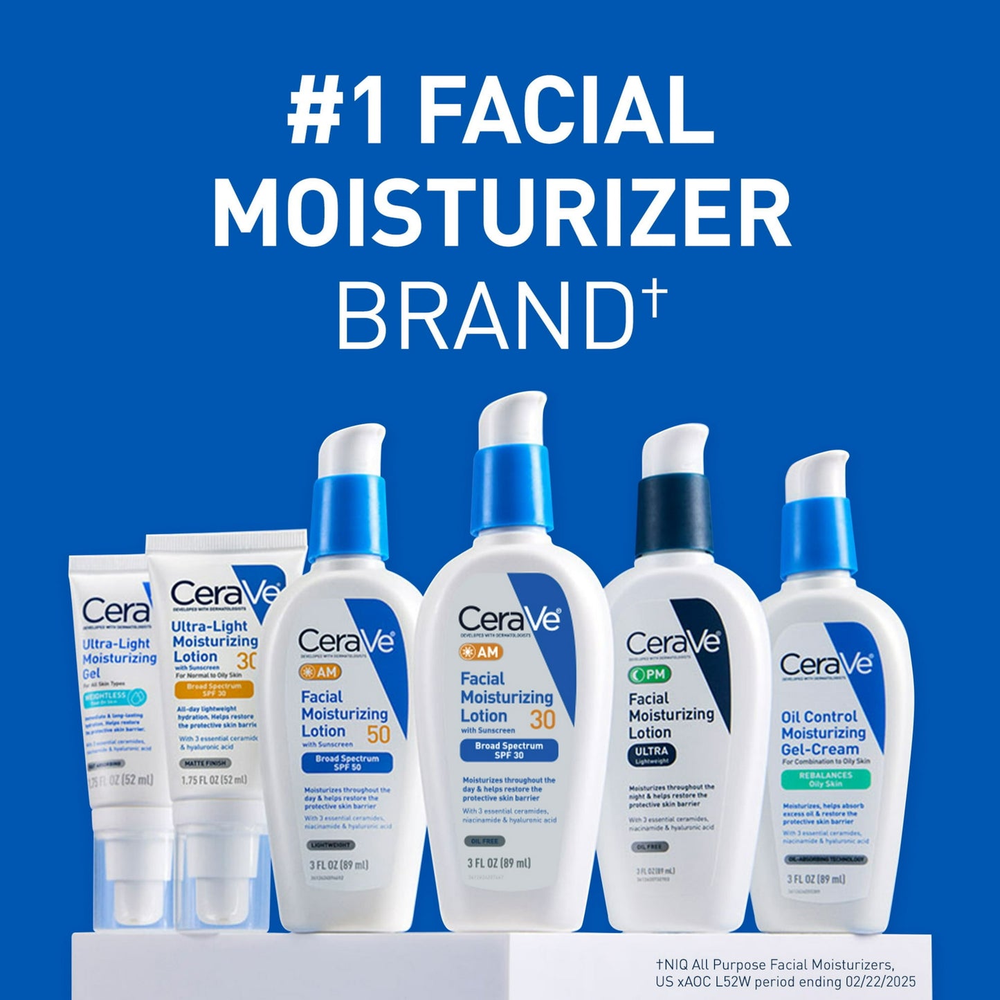 CeraVe AM Face Moisturizer with Broad Spectrum Protection, SPF 30,3 oz