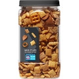 Chex Mix Bold Garlic and Herb Snack Mix, Salty Snacks Tub, 20 oz